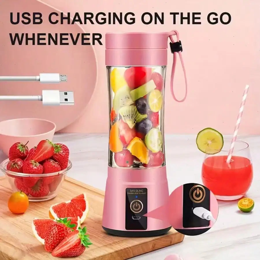 Portable USB Mini Blender | 3 Modes, Easy to Clean & Juice