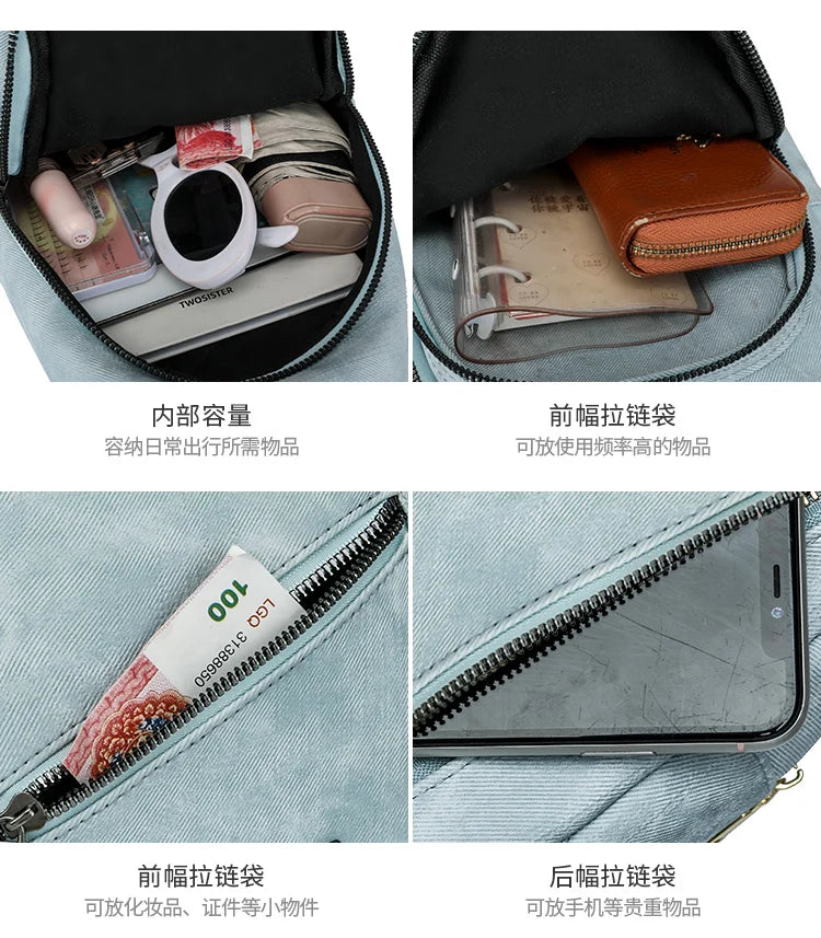 High-Quality Women's Waterproof Chest Bag | Large Capacity Crossbody