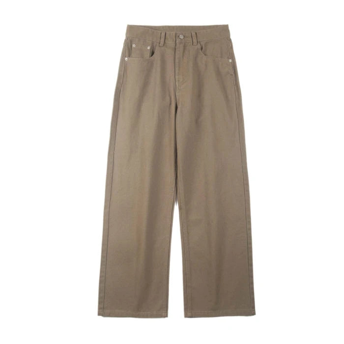 Men's Comfortable Baggy Straight Jeans | Casual Fashion Denim Pants
