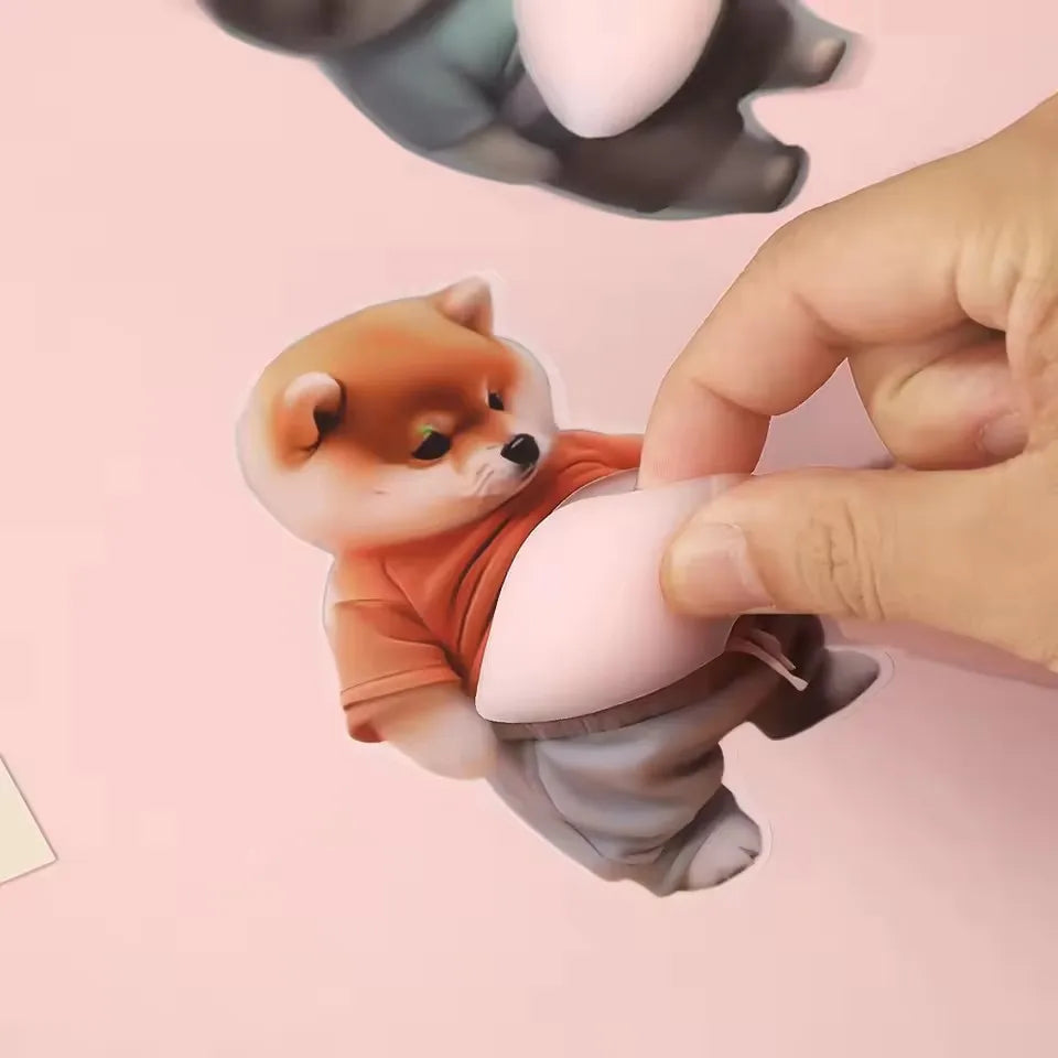 Cute 3D Puppy Squeezeable Phone Case Decoration | Kids Party Favor