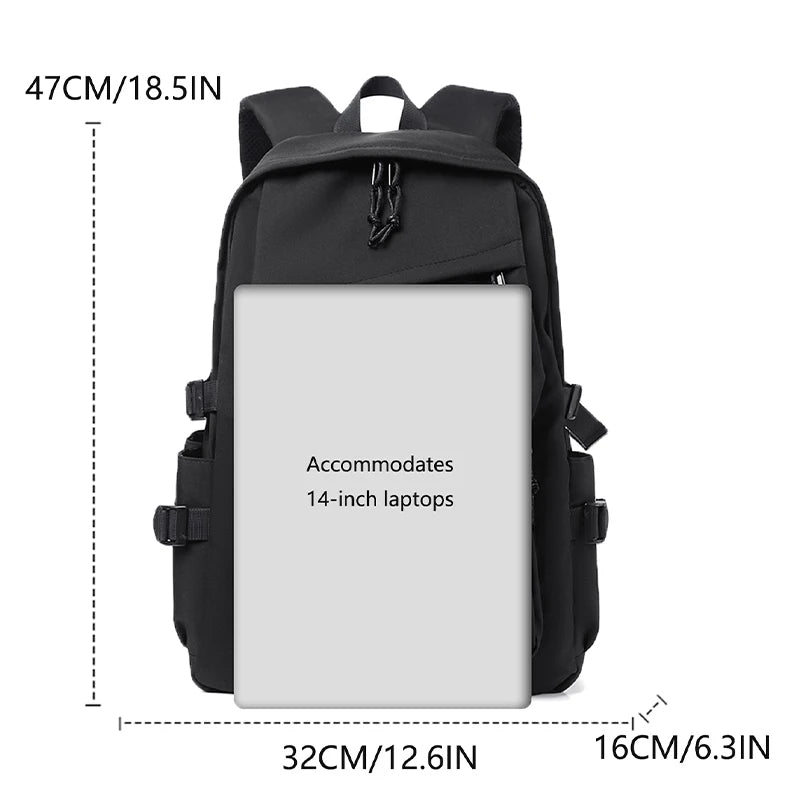 Durable Waterproof Simple Men's Backpack | Perfect for Students