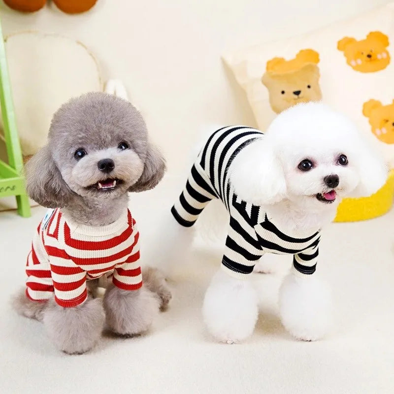 Soft Cotton Dog Jumpsuit | Stylish Pet Pajamas for All Breeds