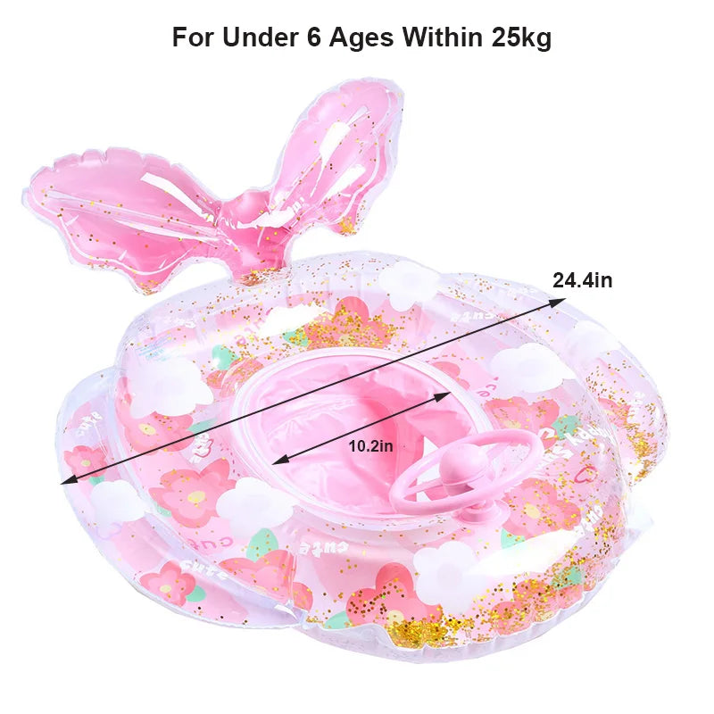 Inflatable Sunshade Swim Tube | Fun Pool Float for Summer