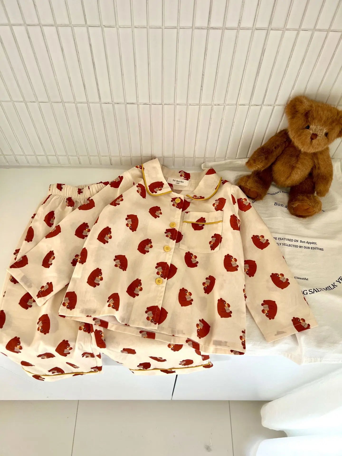 Spring Children's Cartoon Homewear Outfits | Cute Pajamas Set