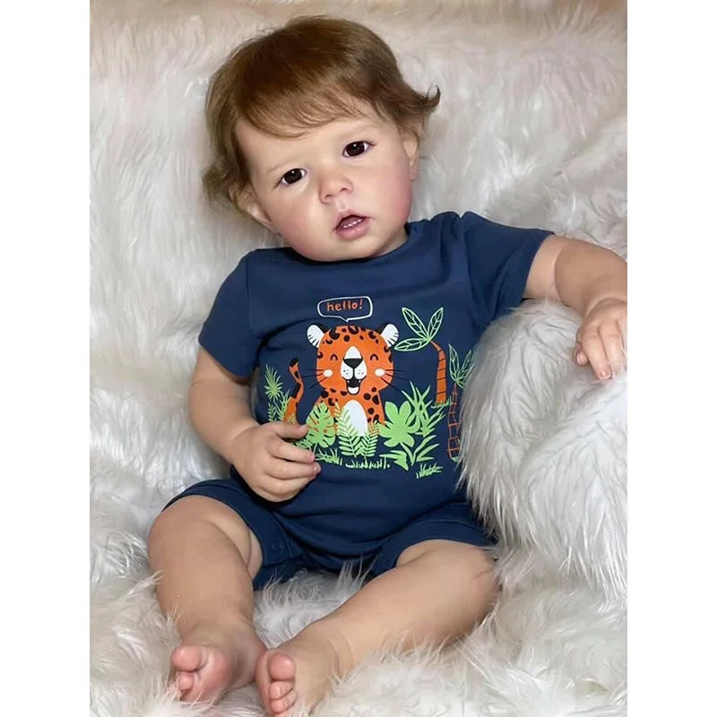50cm Reborn Toddler Baby Boy Doll | Realistic Plush Toy Gift