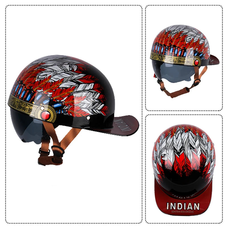 Vintage Personalized Baseball Caps & Half Helmets for All