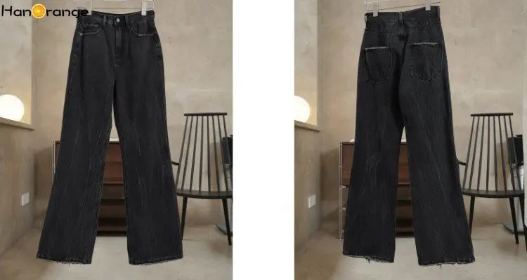 High Waist Retro Jeans for Women | Stylish Elastic Denim Pants