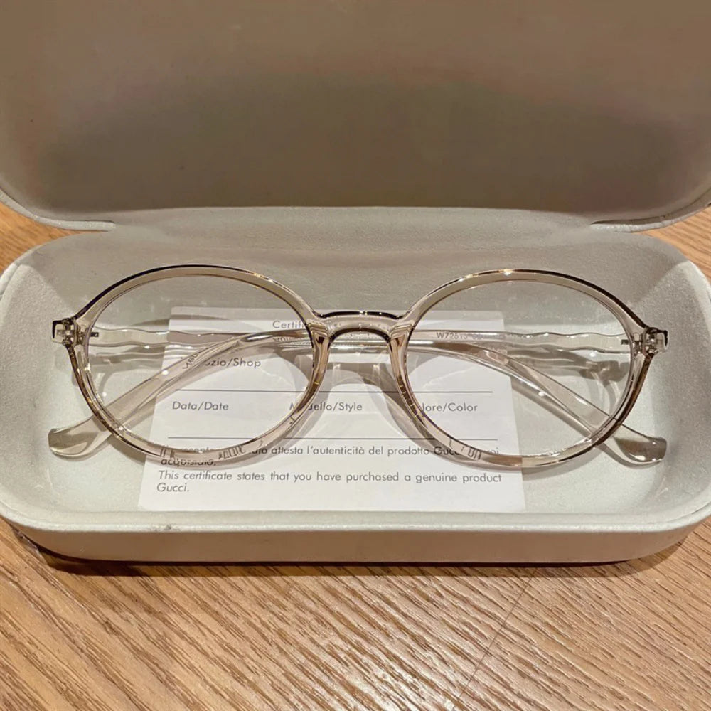 Stylish Oval Anti Blue Light Glasses for Women | Eye Protection