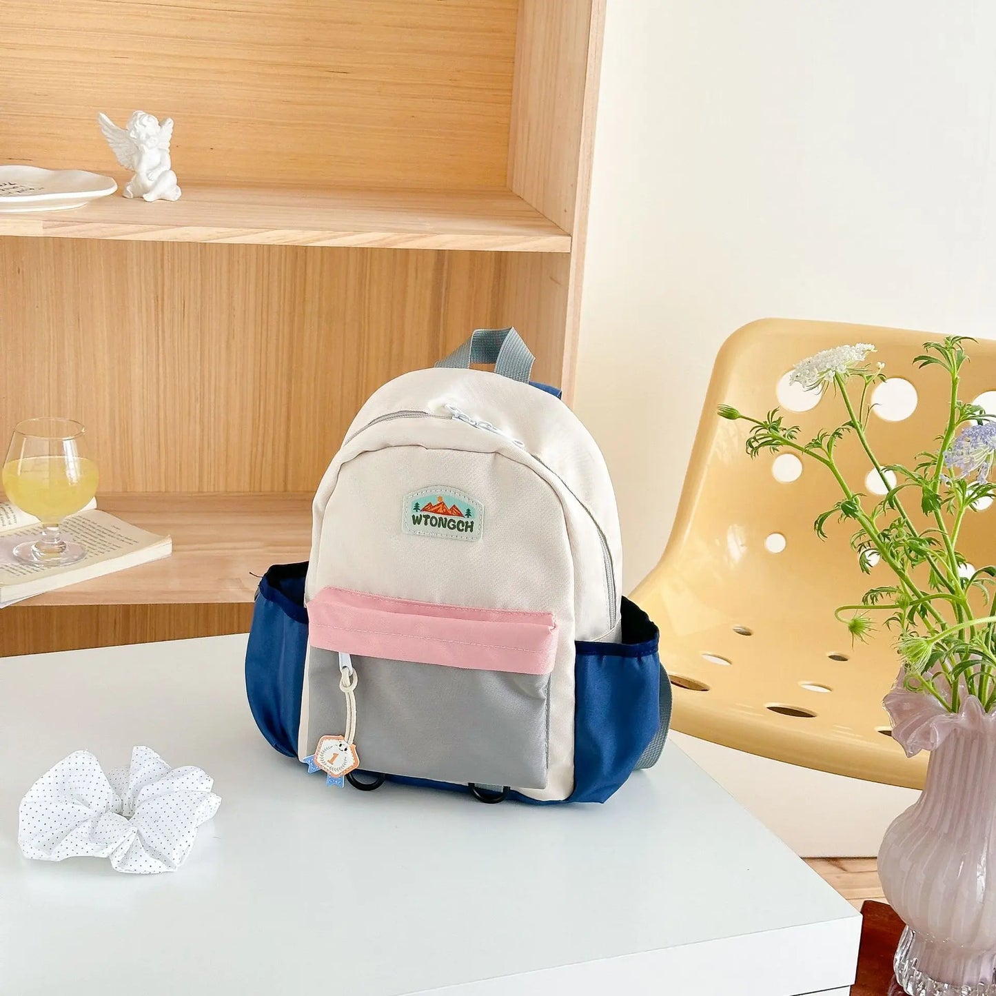 Color Block Kids Backpack | Lightweight School Bag for Adventure