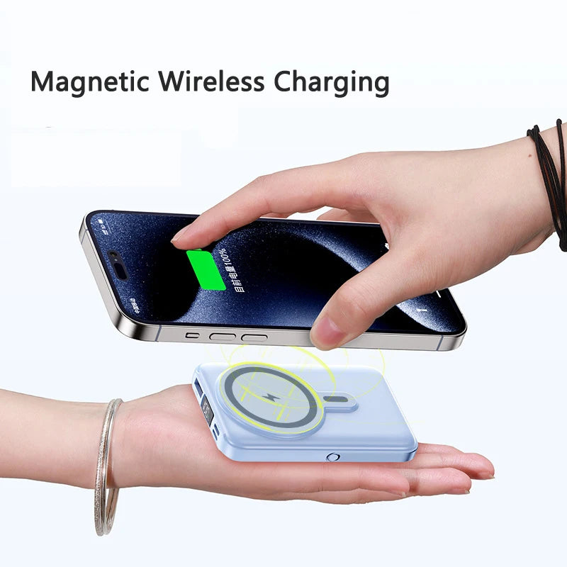 20000mAh Magnetic Wireless Power Bank | Fast Charging & Portable