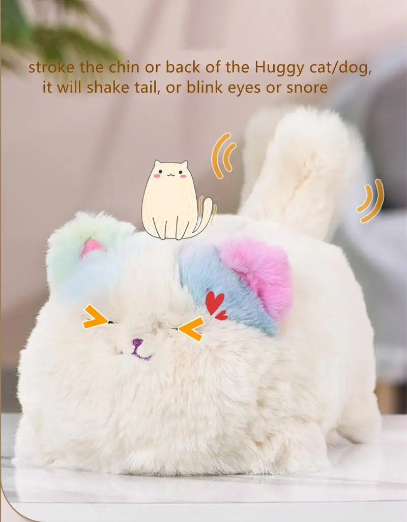 Interactive Plush Cat Dog Toy | Speak & Hug for Kids