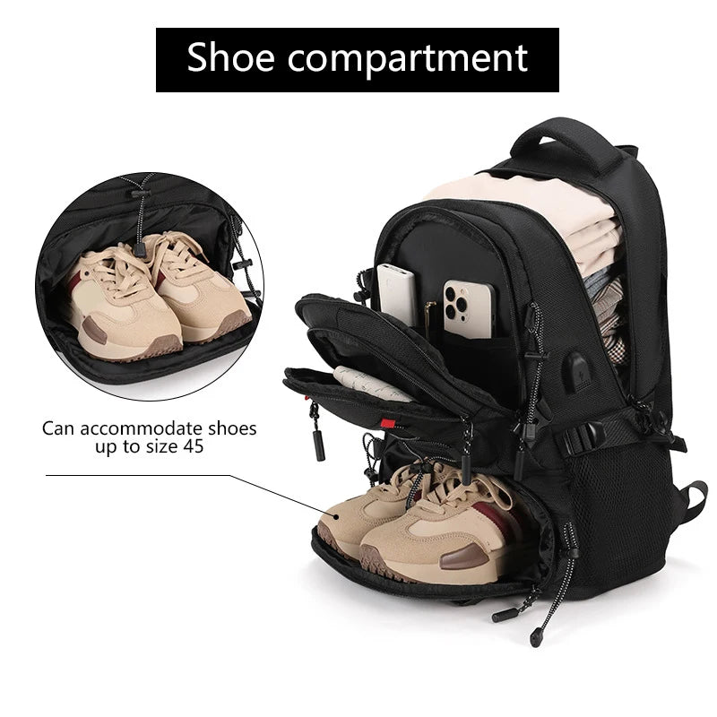 Lightweight USB Travel Backpack | Perfect for Hiking & School