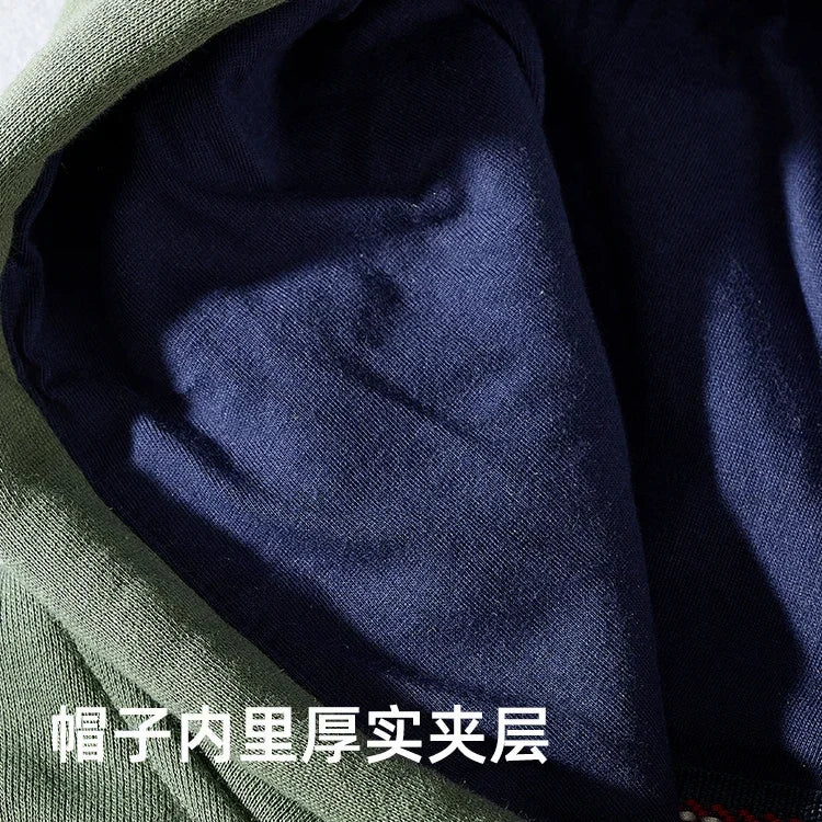 Men's Fashionable Hooded Pullover | Cozy Multi-Color Sports Top