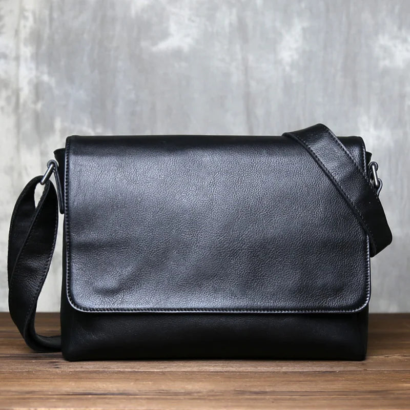 Men's Leather Crossbody Bag | Stylish Multifunctional Shoulder Bag