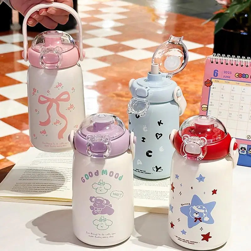 Cute Portable Stainless Steel Thermos Cup for Kids | Durable Drinkware