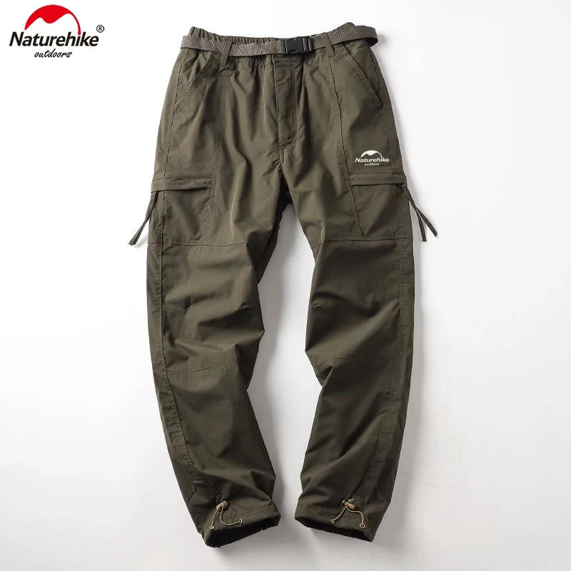 Thick Waterproof Fleece Cargo Pants for Outdoor Adventures