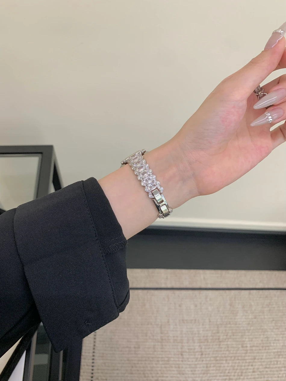 Dazzling Luxury Jewelry Band for Smartwatches | Elegant Women's Strap