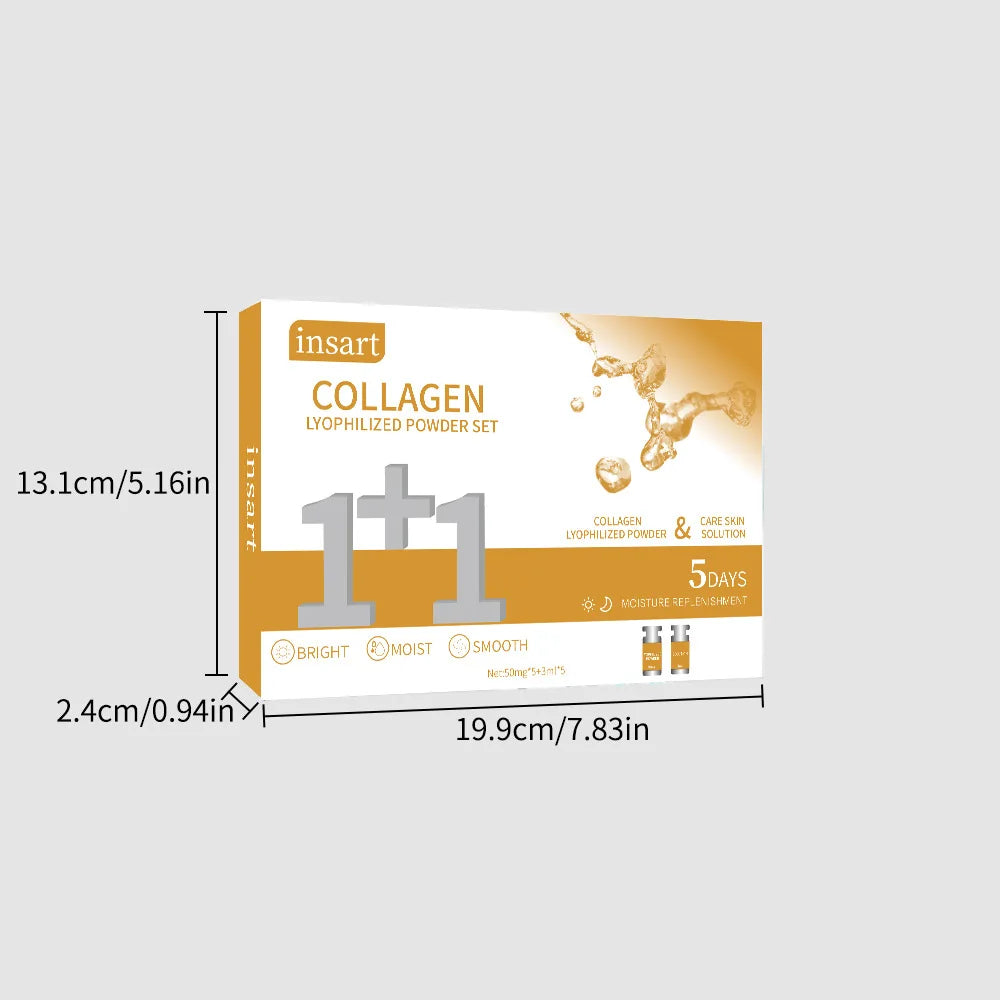 Anti-Aging Collagen Lyophilized Powder Facial Serum | Firming Set