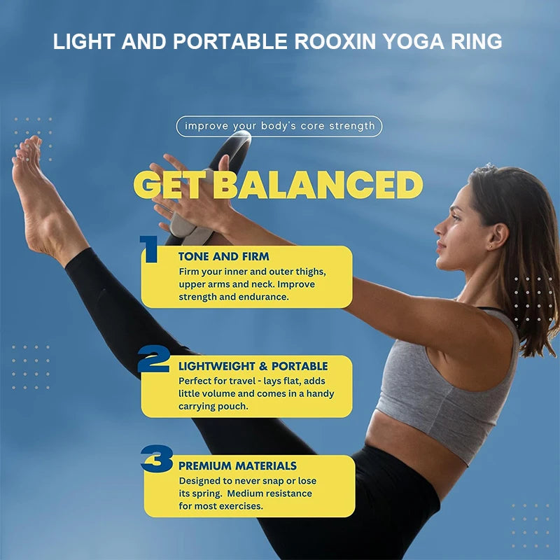 Pilates Fitness Ring for Strength & Flexibility | Home Workout Tool