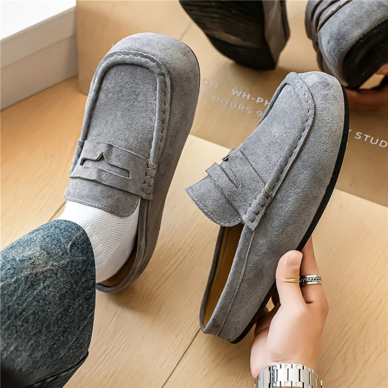 Comfortable Men's Casual Leather Loafers | Perfect for Driving