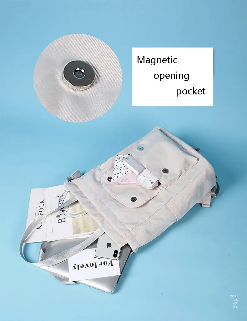 Stylish Waterproof Laptop Backpack for Women | USB Charging