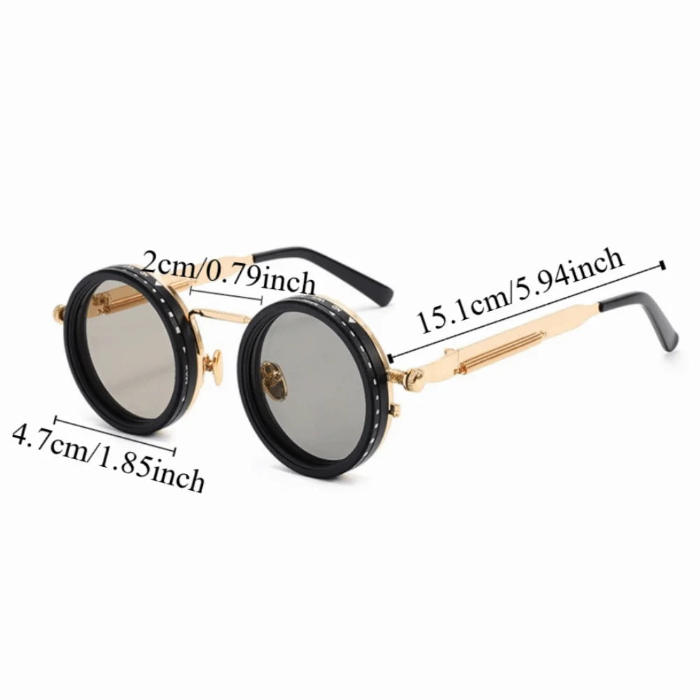 Retro Adjustable Dimming Sunglasses | 9-Level UV Protection