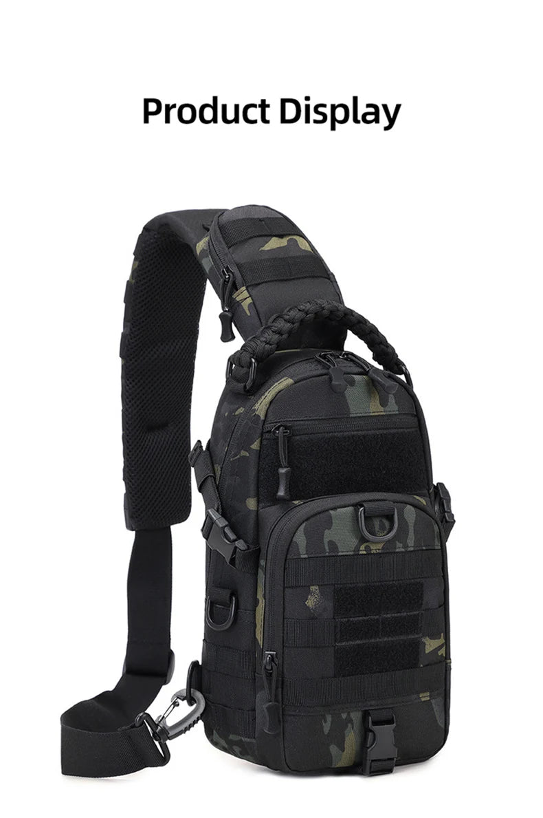 Tactical Men's Camping Chest Bag | Versatile Outdoors Sling Backpack