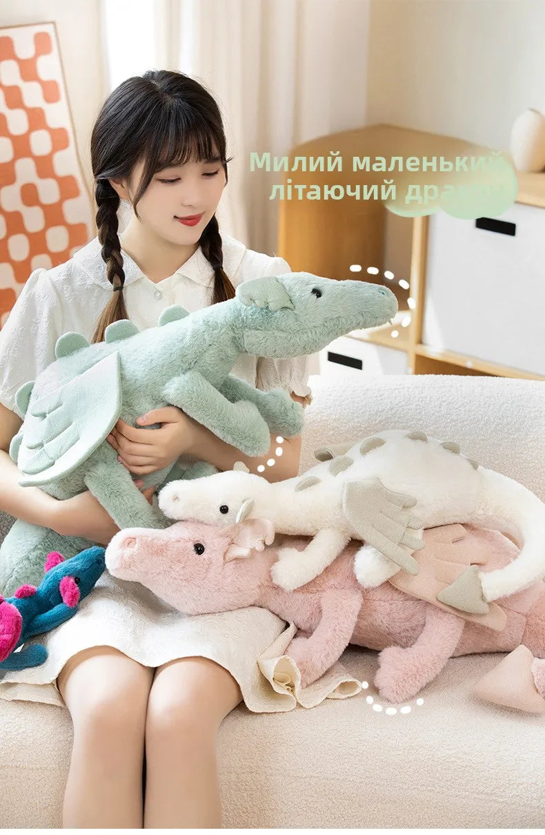 Cute Cartoon Dragon Plush Doll | Adorable Dinosaur Pillow Toy