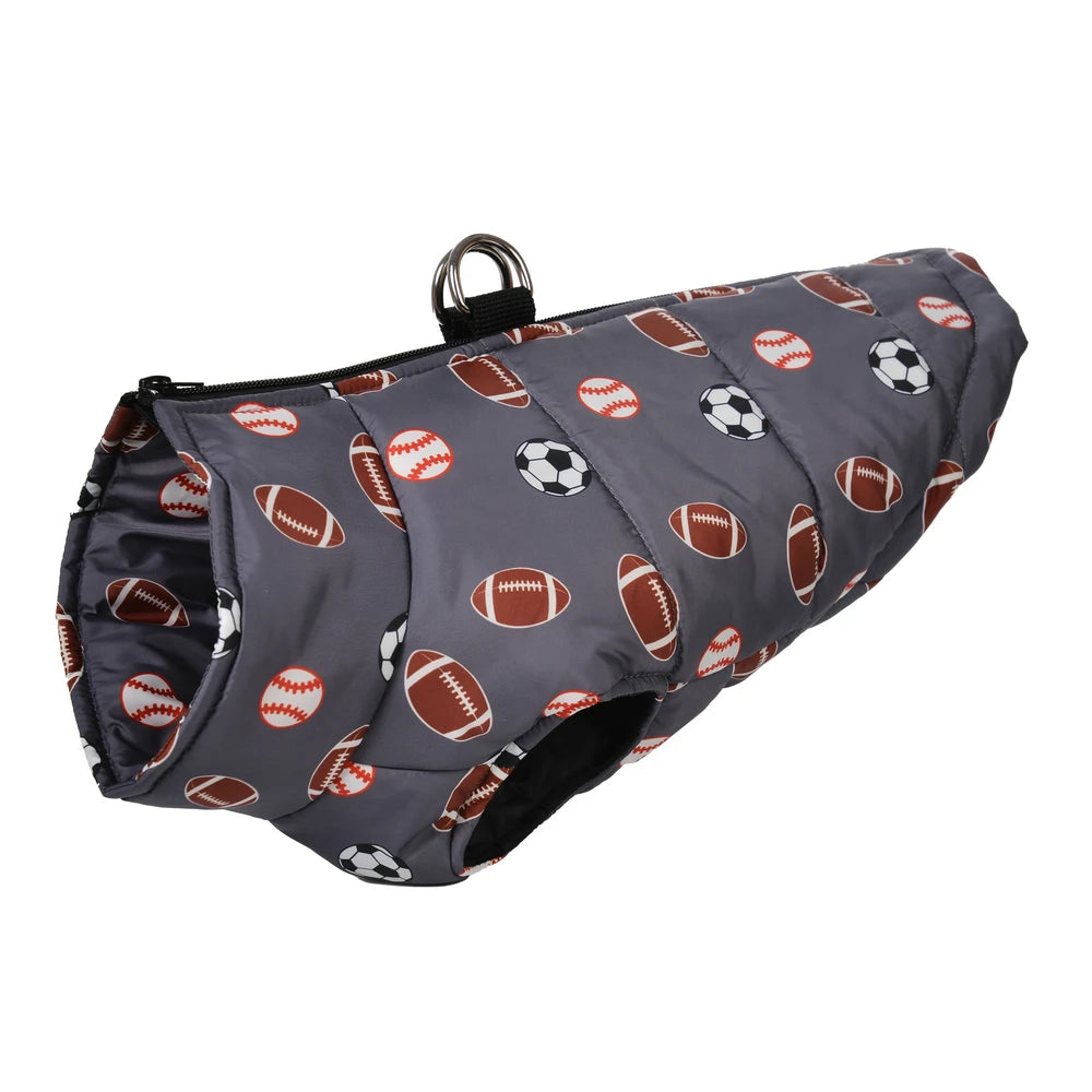 Chaleco abrigador impermeable para perros con estampado a cuadros | Elegante chaqueta de invierno para mascotas