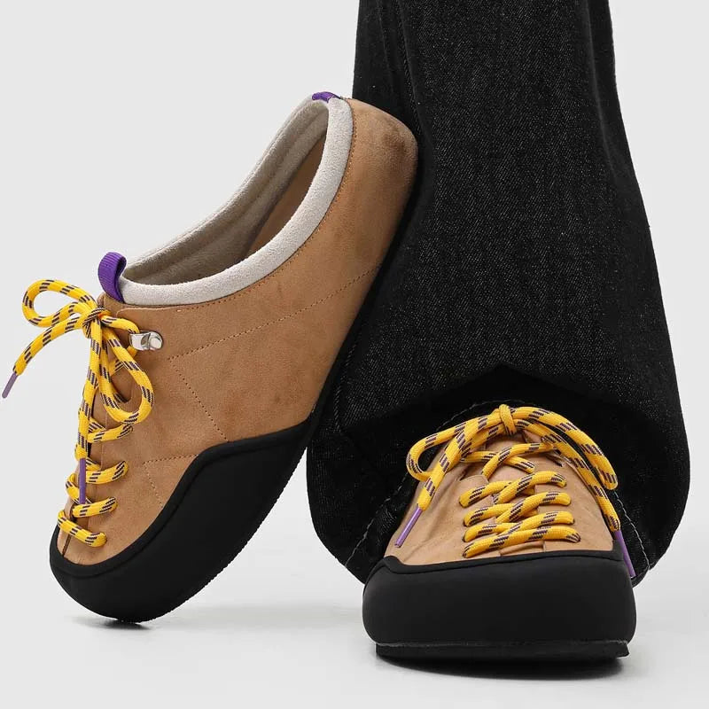 Men's Suede Sandals | Retro Stylish Slingback Walking Shoes