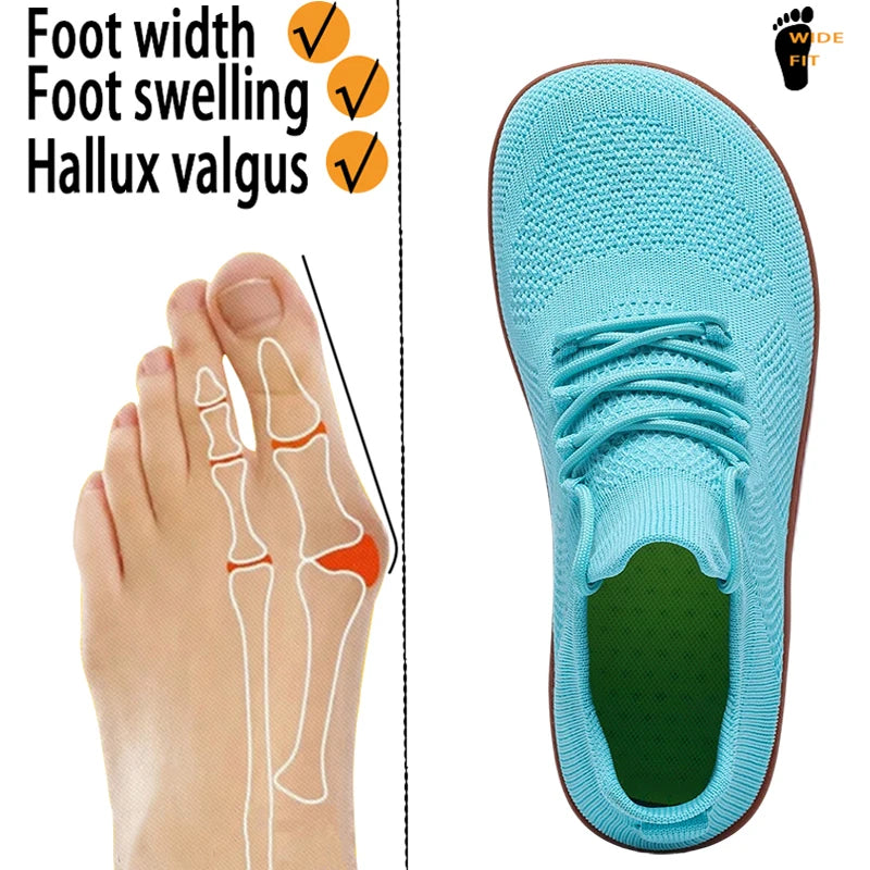 Wide-Toe Men's Casual Shoes | Breathable & Comfortable Sneakers