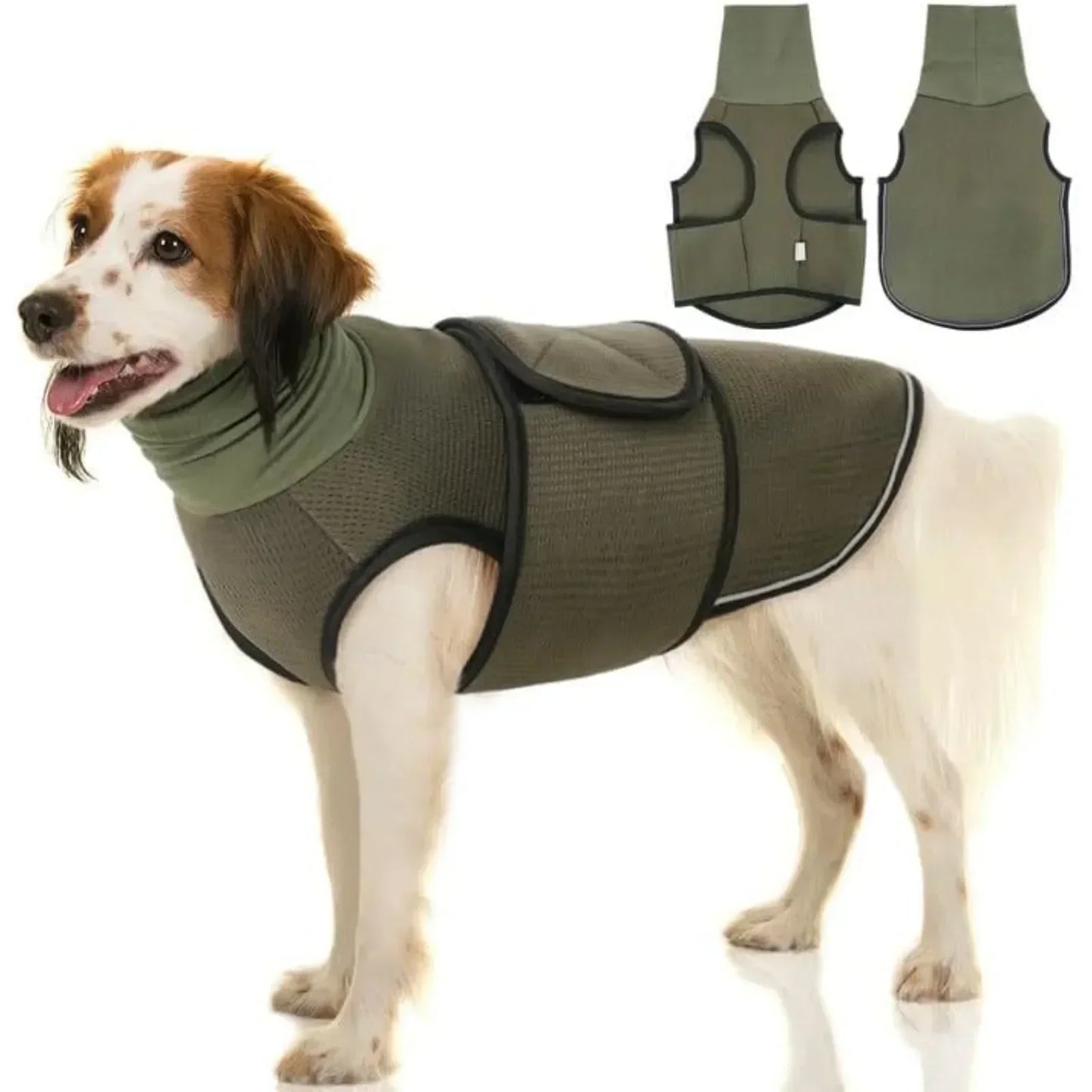 Chaleco para perros ansiosos con capucha | Comodidad y seguridad para mascotas