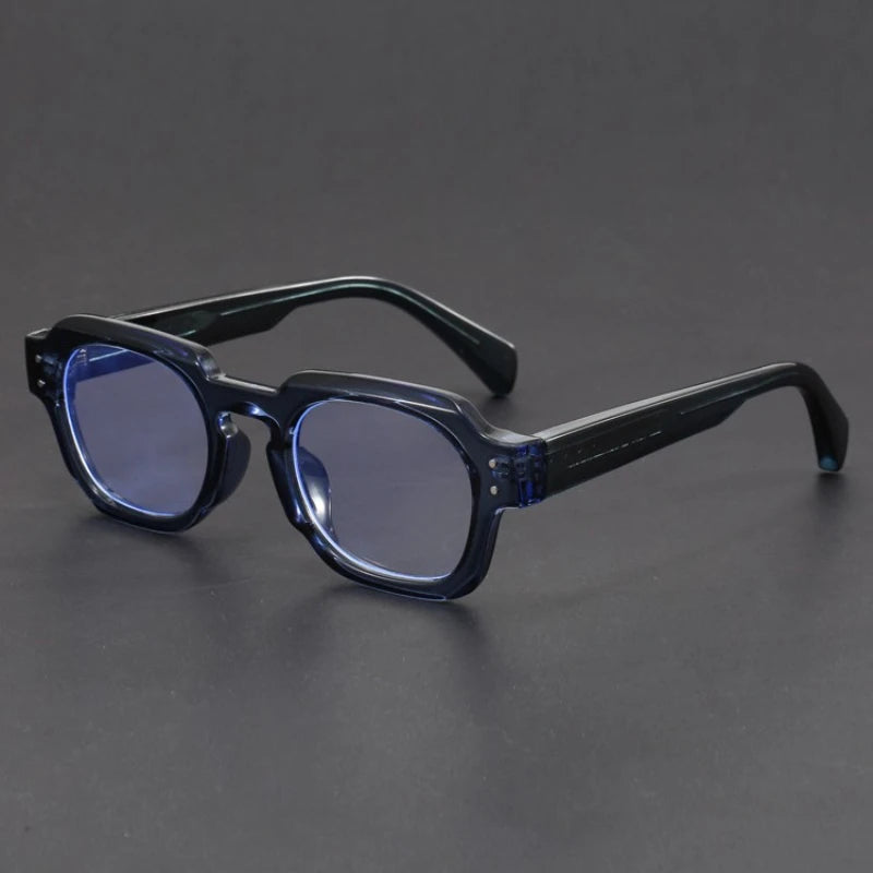 Men's Trendy Square Prescription Glasses | Photochromic UV Protection 2026