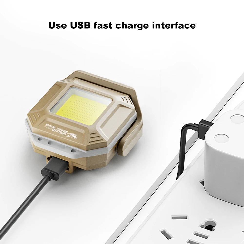 Waterproof COB LED Inspection Lamp with Magnetic Base | Rechargeable