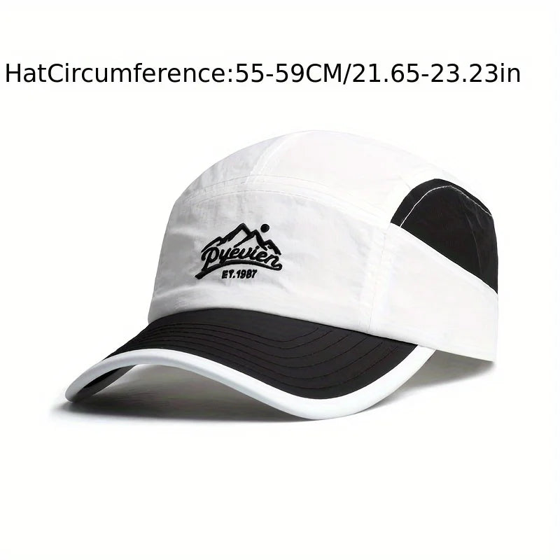 Summer Quick-Dry 5-Panel Baseball Cap | Breathable Sunshade Hat