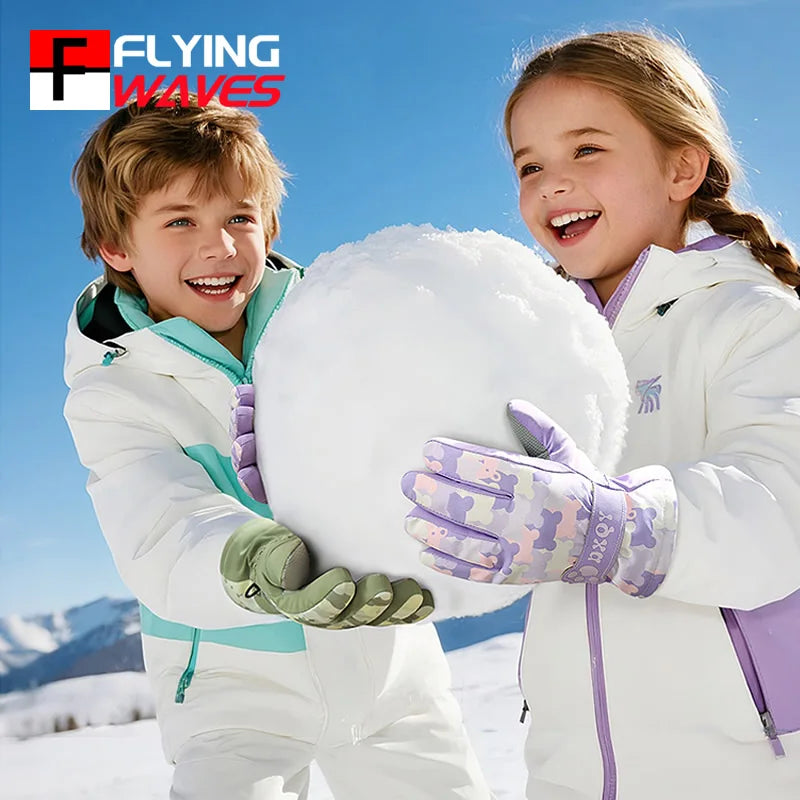 Children's Winter Waterproof Ski Gloves | Warm & Cozy Sports Gear