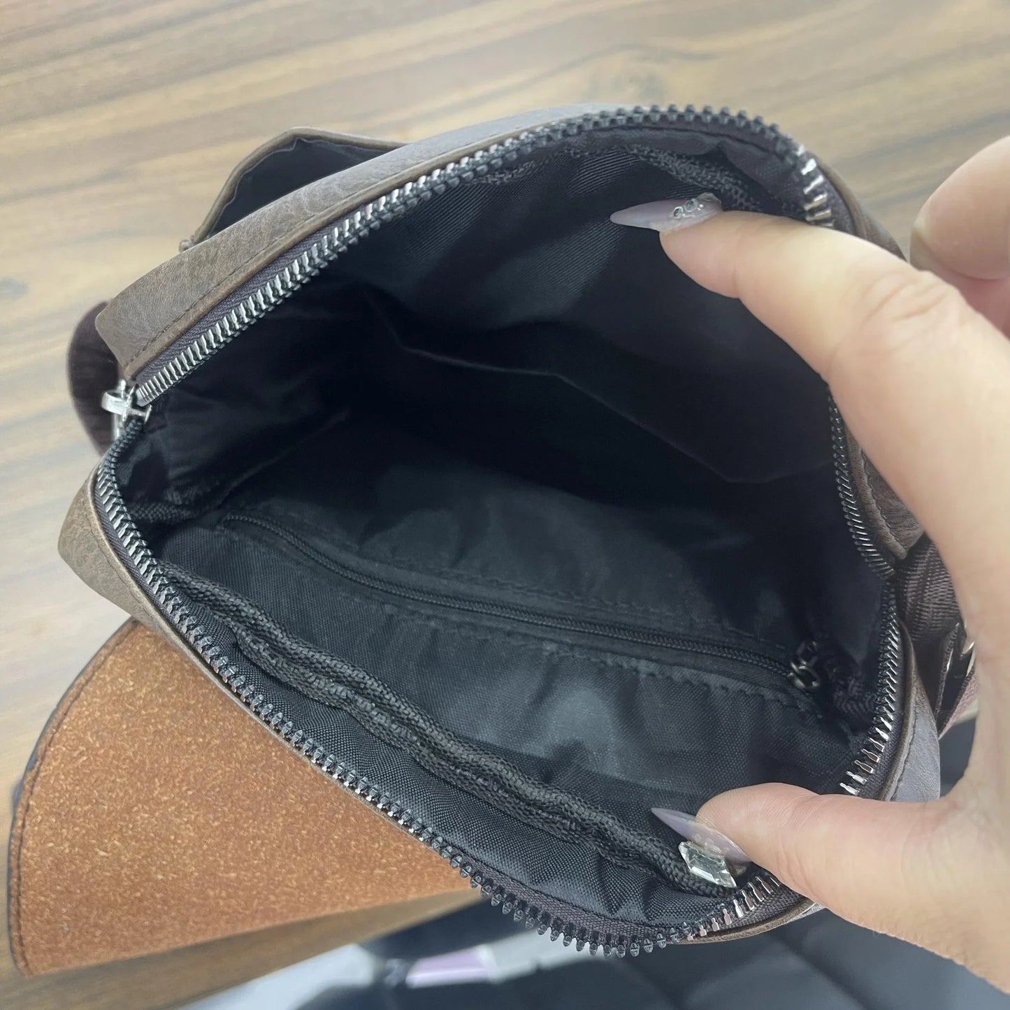 Bolso Bandolera Casual Vintage para Hombre | Elegante Bandolera de Cuero PU
