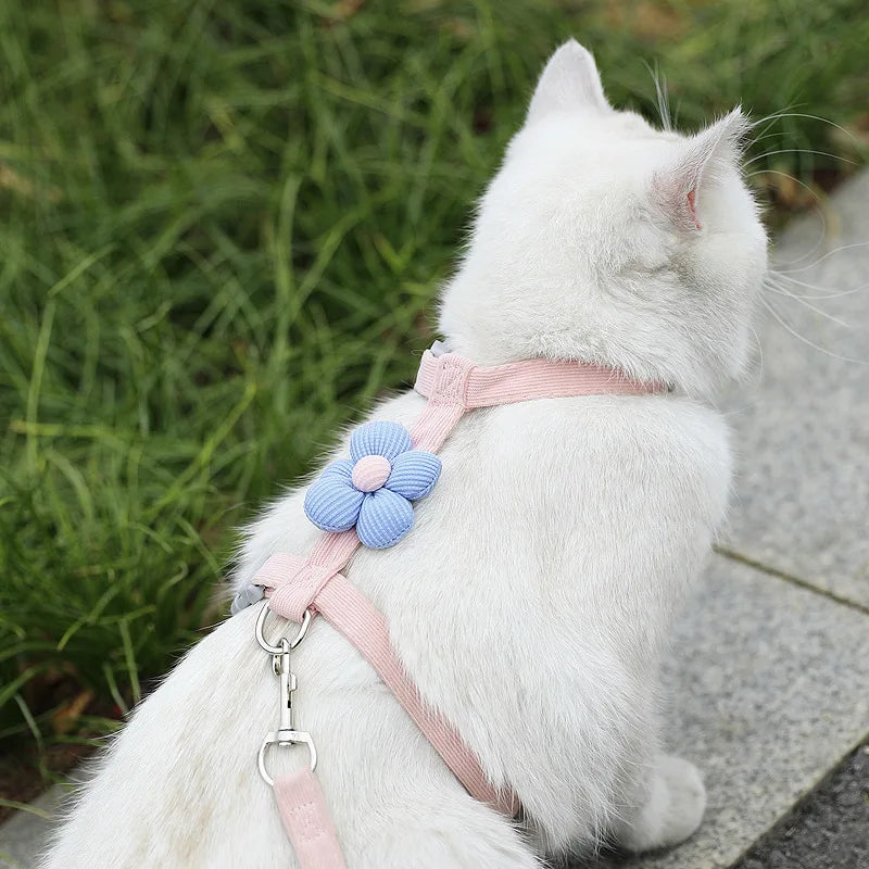 Adjustable Cat Harness and Leash Set | Perfect for Small Dogs & Cats