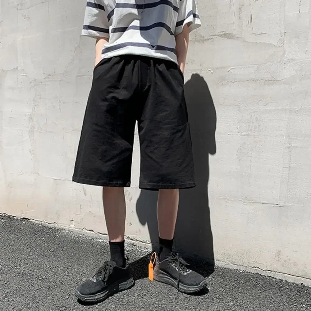 Men's Casual Baggy Sweatpants Shorts | Comfortable Knee-Length Joggers