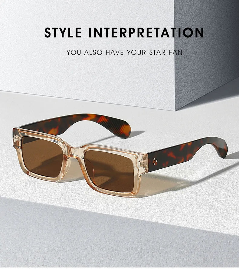 Stylish Rivet Sunglasses | Retro UV400 Eyewear for Everyone