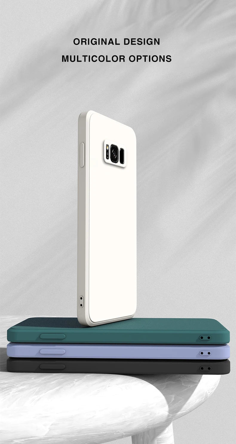 Soft Shockproof Silicone Phone Case for Galaxy Devices | Stylish Protection