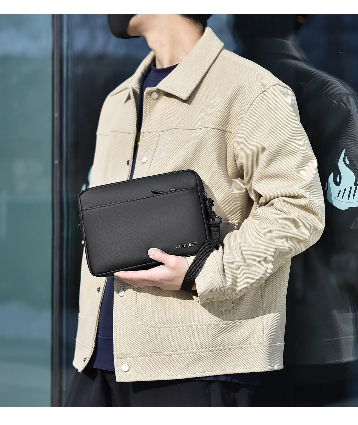 Men's Waterproof Messenger Bag | Versatile Outdoor Shoulder Bag