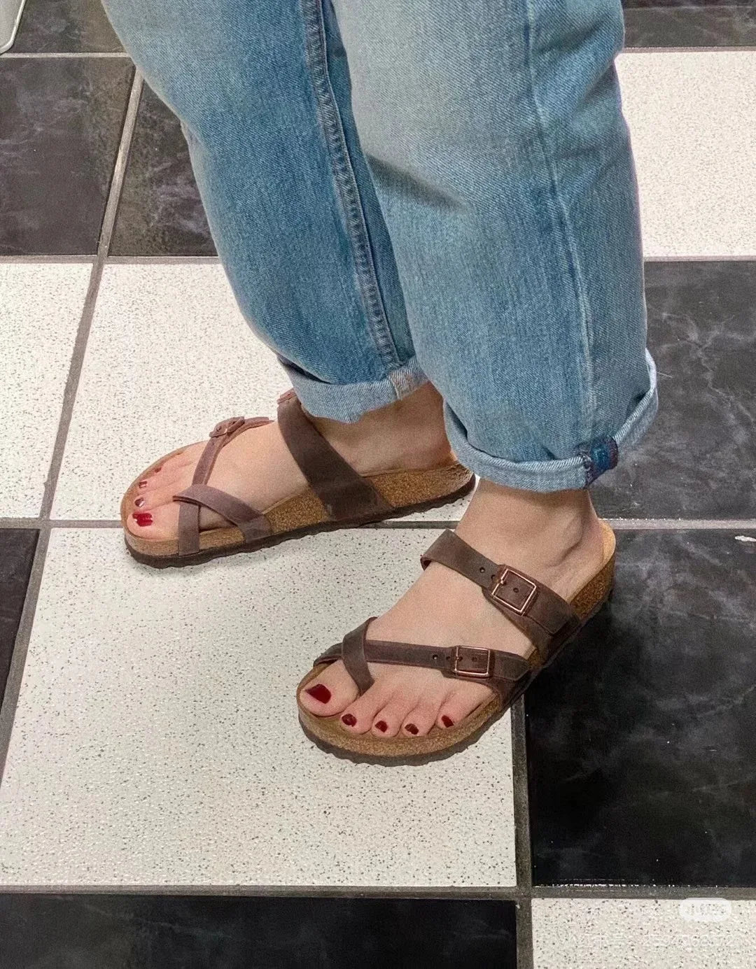 Comfortable Women's Cork Slippers | Stylish Beach Sandals