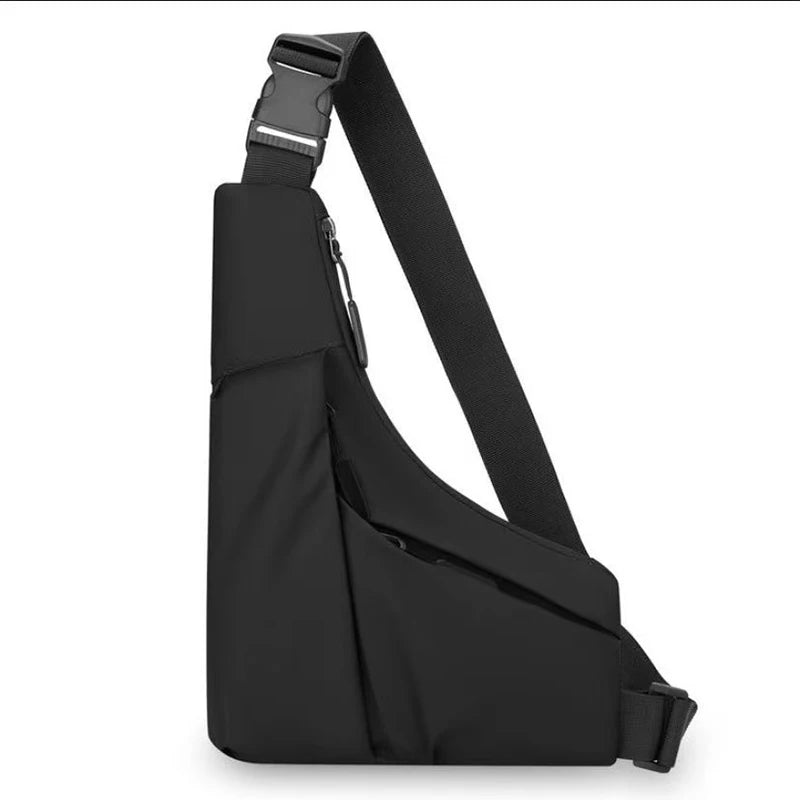 Men's Versatile Casual Chest Bag Multi-color Option Crossbody Shoulder Bag for Daily Commuting Outings