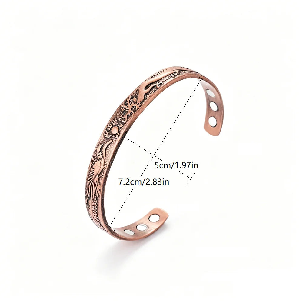 Unisex Vintage Healing Jewelry | Celtic Knot Magnetic Bracelet Set