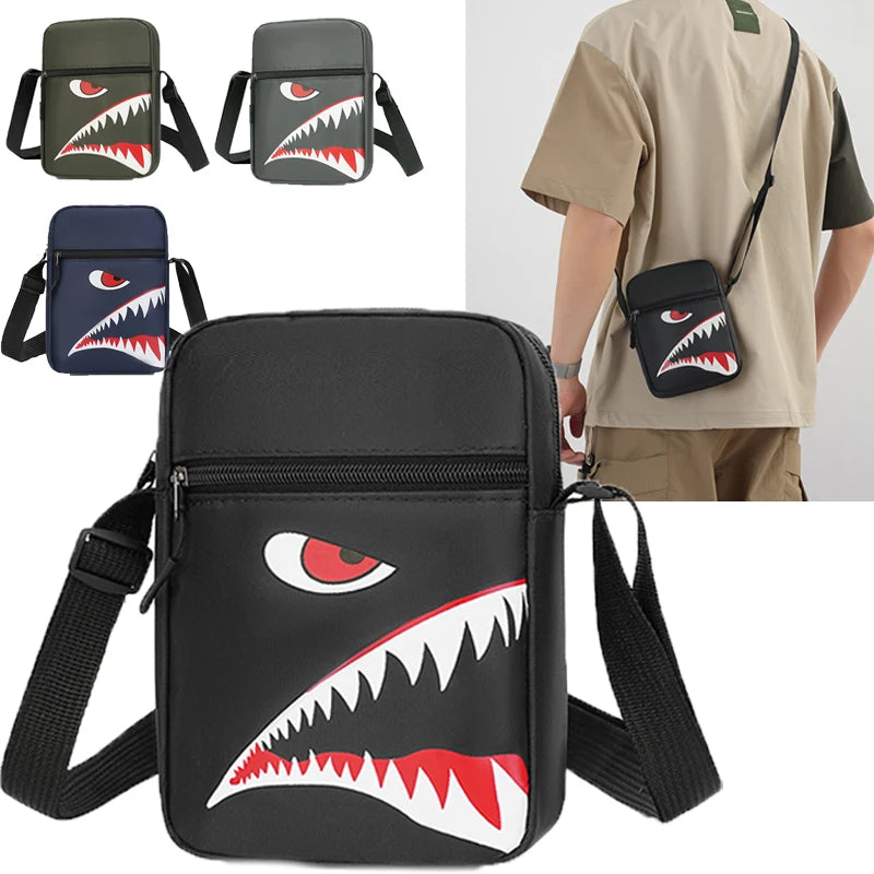 Men's Casual Oxford Crossbody Bag | Stylish Adjustable Travel Pouch