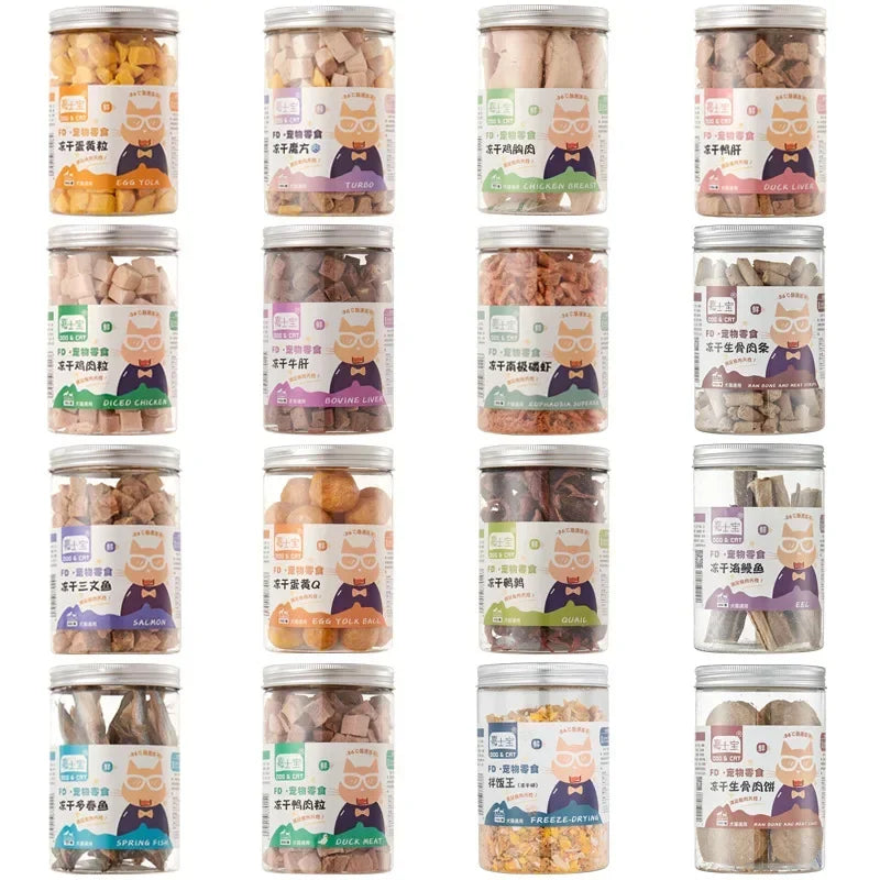 Freeze-Dried Pet Snacks | Premium Chicken, Duck & Beef Treats