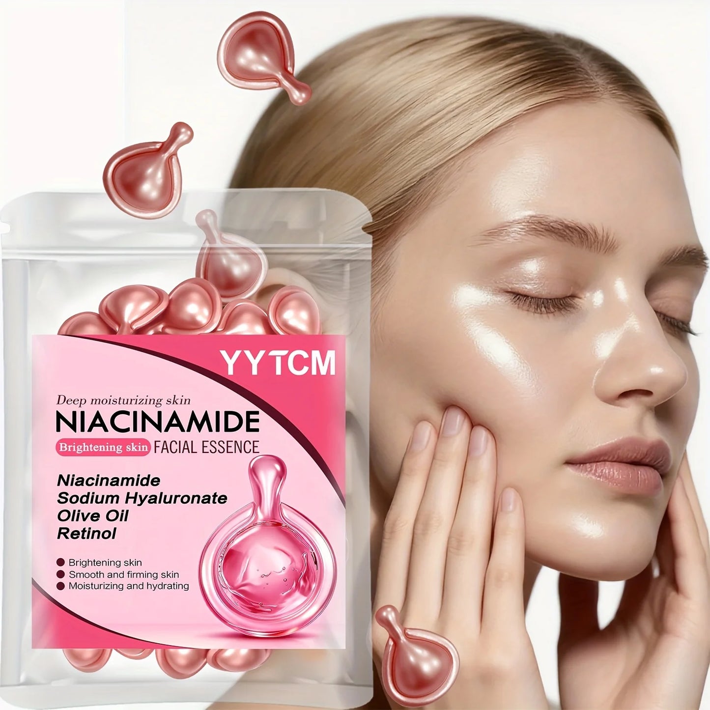 Niacinamide Facial Essence Capsules for Radiant Skin