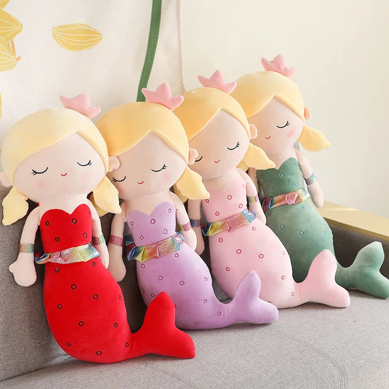 Mermaid Plush Toys | Soft Cozy Throw Pillow for Kids