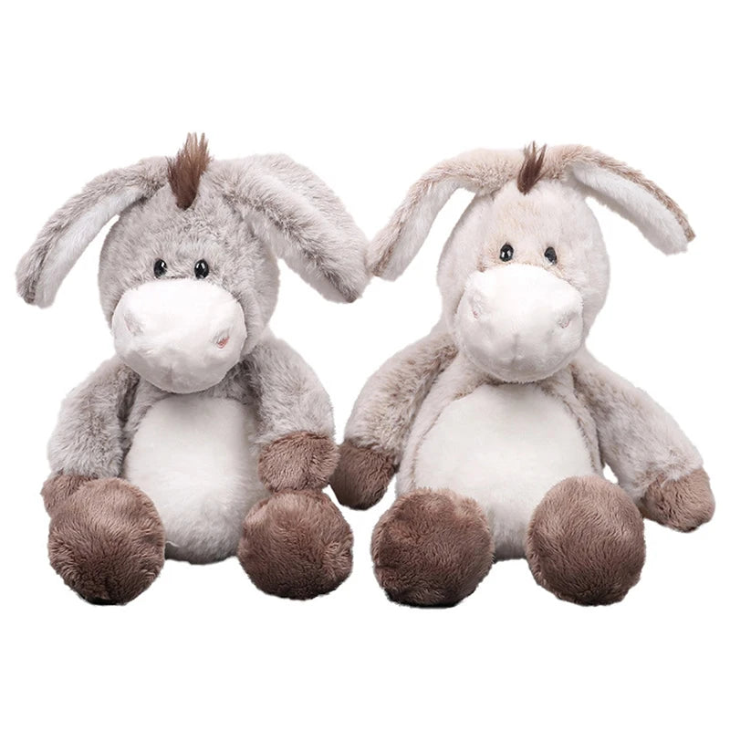 Soft Cuddly Donkey Plush Toy | Adorable Stuffed Animal Decor